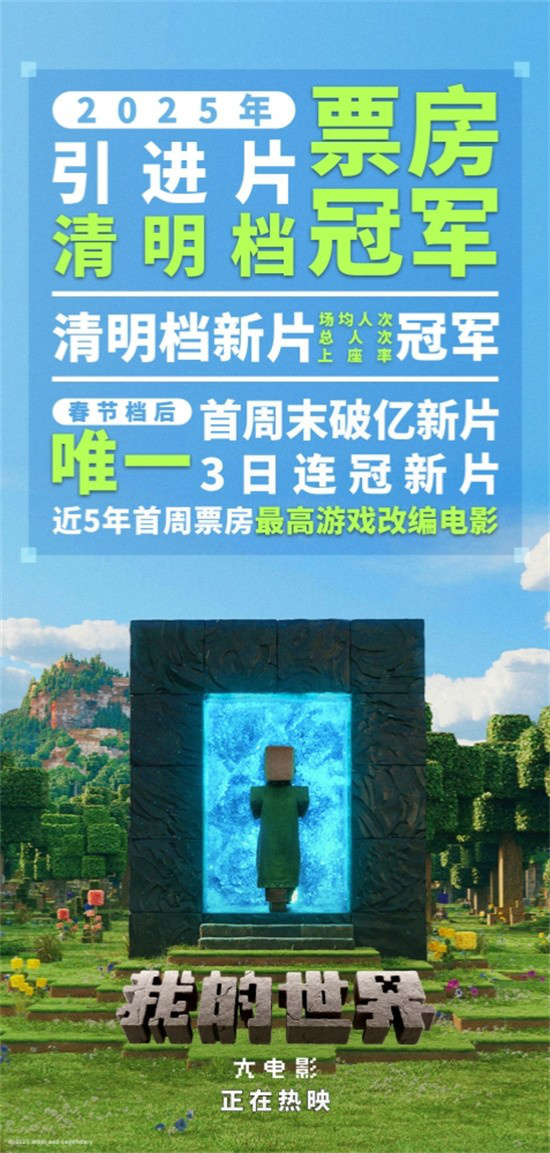 《我的世界大电影》发布勇“创”世界特别视频！封面图